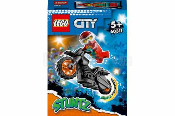 60311 LEGO® City Stunt Uguns triku motocikls