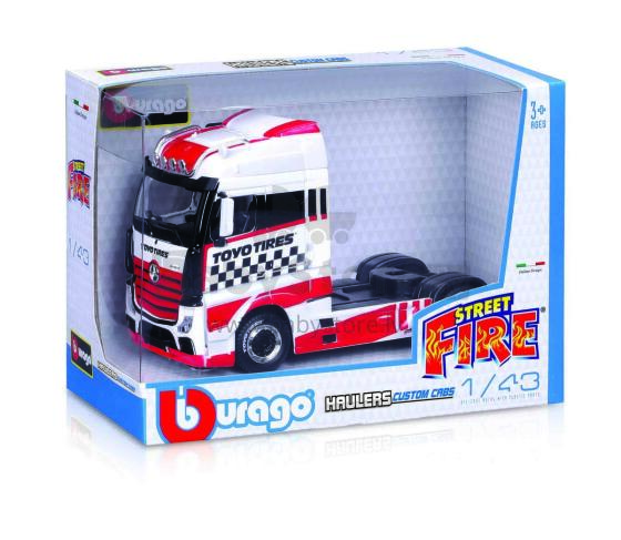 BBURAGO 1:43 hauler Custom Cabs, assort., 18-32200