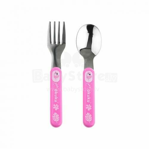 Akuku Set Art.A0101 High-grade steel spoon and fork