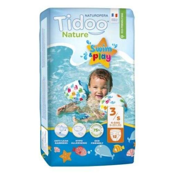 Tidoo Nature Swim & Play Art.142616 Eco ujumismähkmed S suurus,4-9kg,12tk.