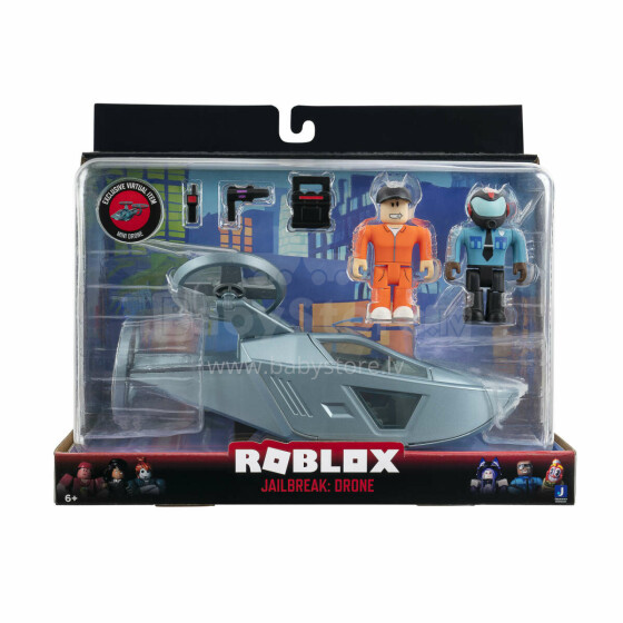 ROBLOX Transportlīdzekļa rotaļu komplekts ar 2 figūriņām - Jailbreak: Drons, W11