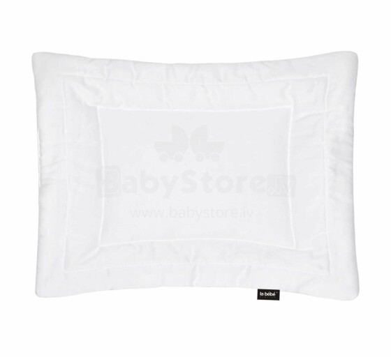 La Bebe™  Satin Pillow Art.143827 White