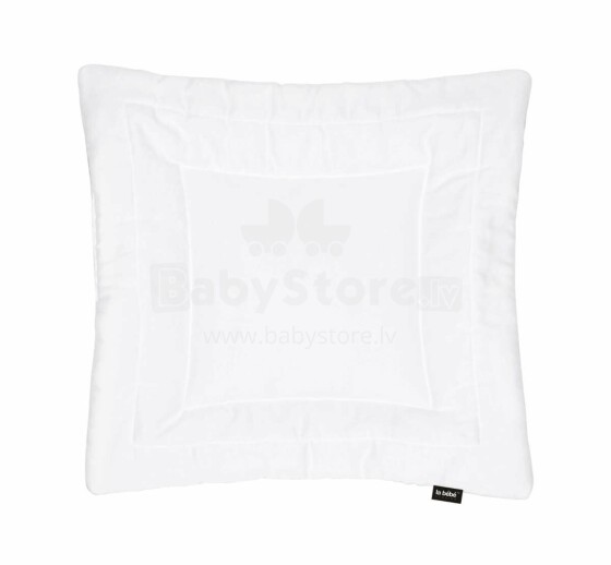 La Bebe™ Satin Pillow Art.143828 White Детская подушка 40x40 см