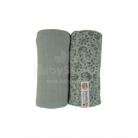 Lodger Swaddler Flower Art.SW 052 Tribe Mist
