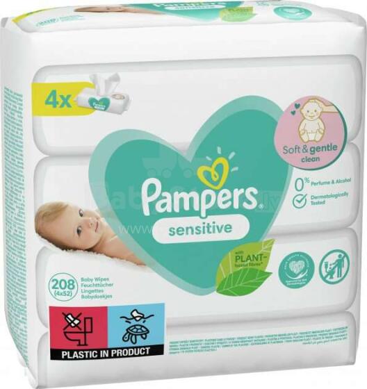 Pampers Sensitive Art.P04H184 Beebi salvrätikud,52x4tk