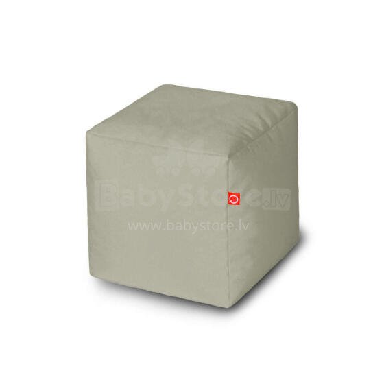 Qubo™ Cube 25 Silver POP FIT beanbag