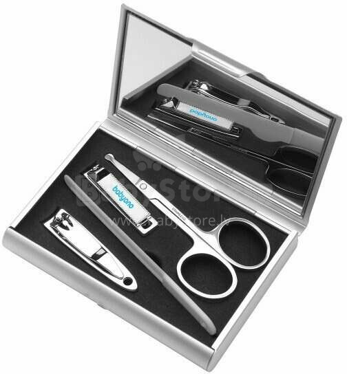 BabyOno 064 Baby manicure set: nail file, scissors, clippers