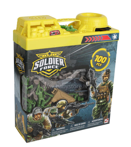 CHAP MEI Art.545032 Soldier Force Bucket kujukeste komplekt 100 tk.