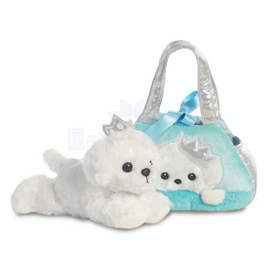 AURORA Fancy Pals pehme mänguasi beebi puudel Printsess kandekotis, 20 cm