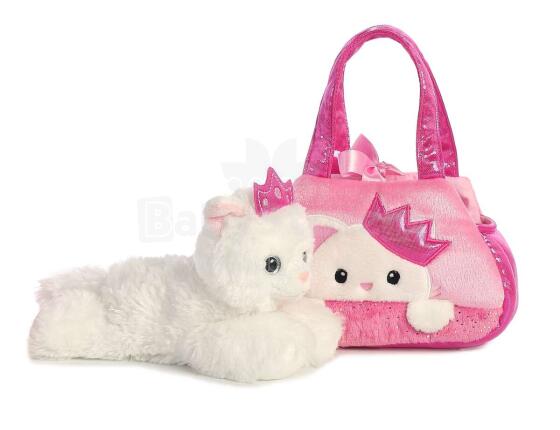 AURORA Fancy Pals pehme mänguasi Printsess kass kandekotis, 20 cm