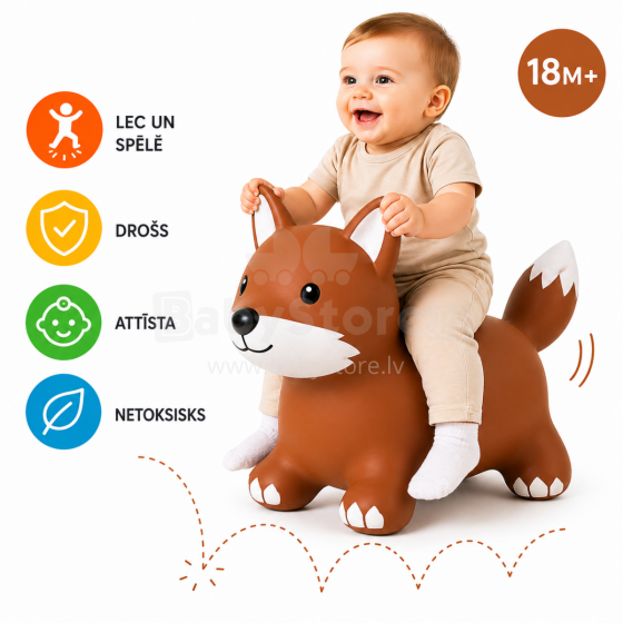 Bo Jumping Animals Fox Art.145828 Beebi džemprid