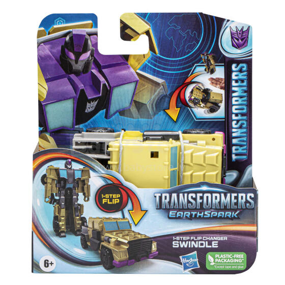 TRANSFORMERS Art.F6229 Earthspark Mängufiguur Terran, 10 cm