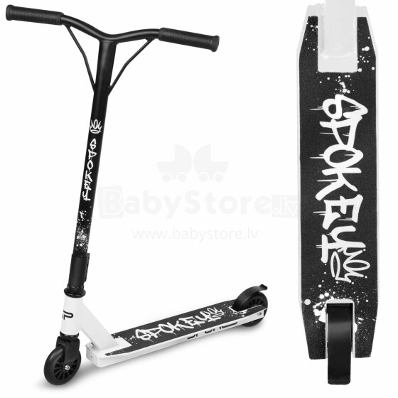 Spokey Stunt scooter black/white Art. 929065 REVERT BASIC