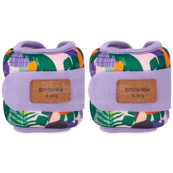 Spokey HOME JUNGLE Art.941523  Hüppe- ja randmeraskused 2x 0,5 kg
