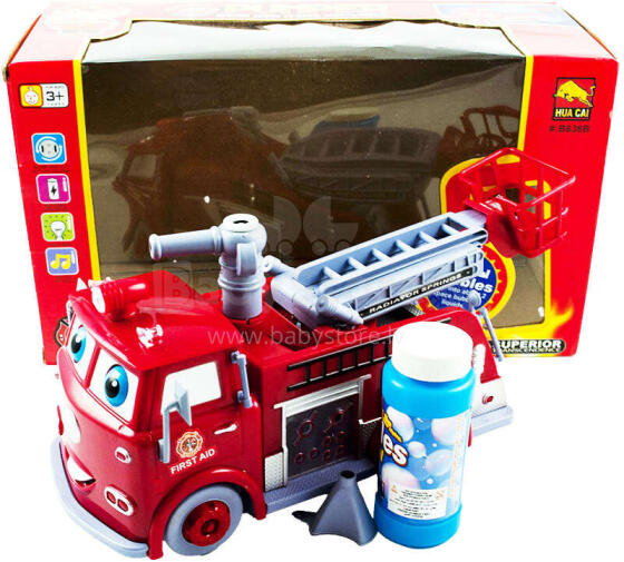 Ikonka Art.KX9170 Tuletõrjeauto "Bubble truck" Mullaauto