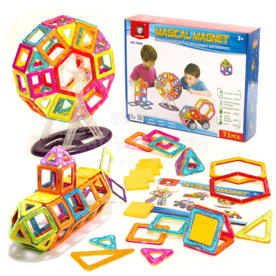 Ikonka Art.KX9682 MAGICAL MAGNET 71 PUH magnetilised tellised
