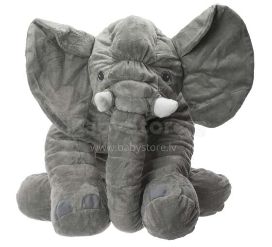 Ikonka Art.KX9909 Pluusist maskott elevant hall suur 60cm