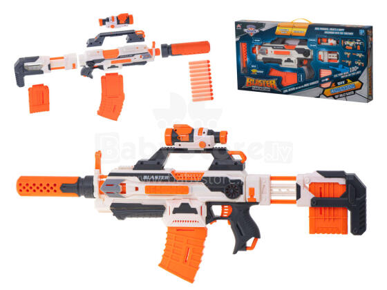 Ikonka Art.KX6221 BLASTER MODULAR KARBIN 4in1 30 noolega