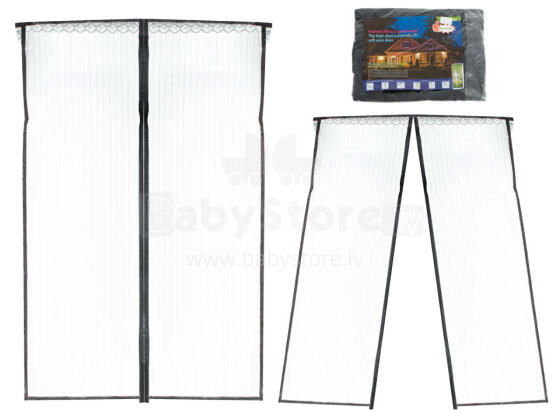 Ikonka Art.KX6127 Moskiitovõrk magnetiline uksevõrk 85x210cm