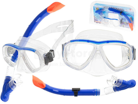 Ikonka Art.KX5573 Sukeldumismask ujumine snorkeldamine + snorkel Set