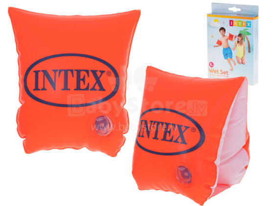 Ikonka Art.KX5561 Butterfly täispuhutavad ujumisvarrukad oranž INTEX