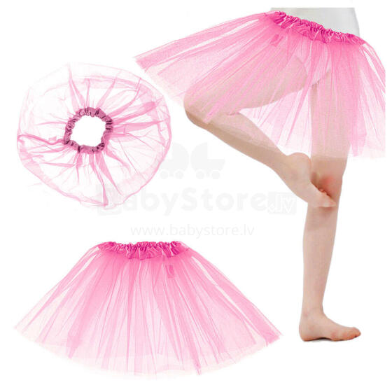 Ikonka Art.KX5072_2 Tutu tüll seelik kostüüm roosa