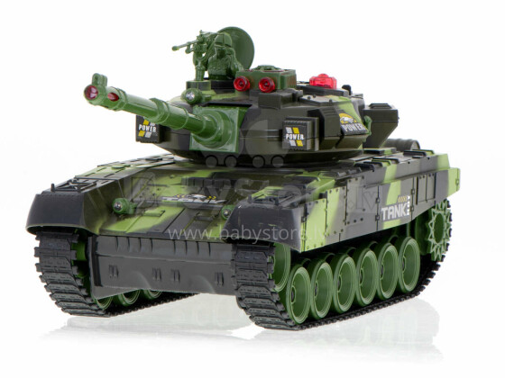 Ikonka Art.KX6036 RC War Tank 9993 2,4 GHz metsakamuflaaž