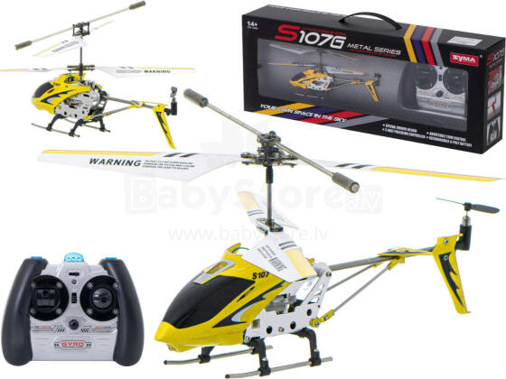 Ikonka Art.KX6560_1 SYMA S107G RC helikopter kollane