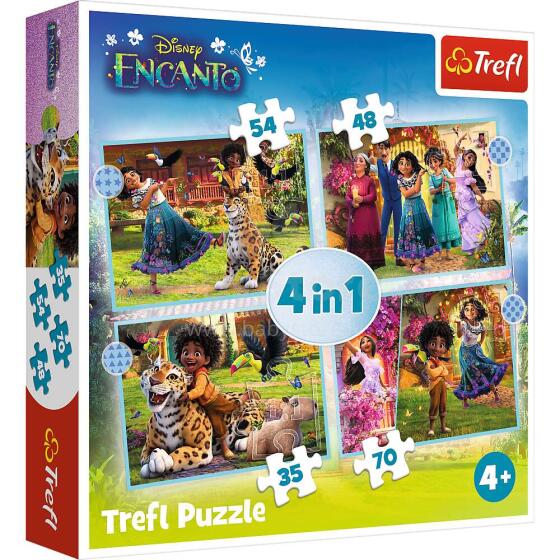 TREFL ENCANTO Pusle komplekt, 4 tk