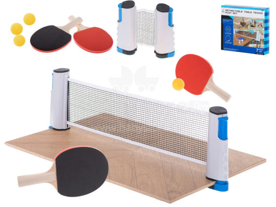Ikonka Art.KX6179 Lauatennis ping pong võrk kaubaalused raketid reketid