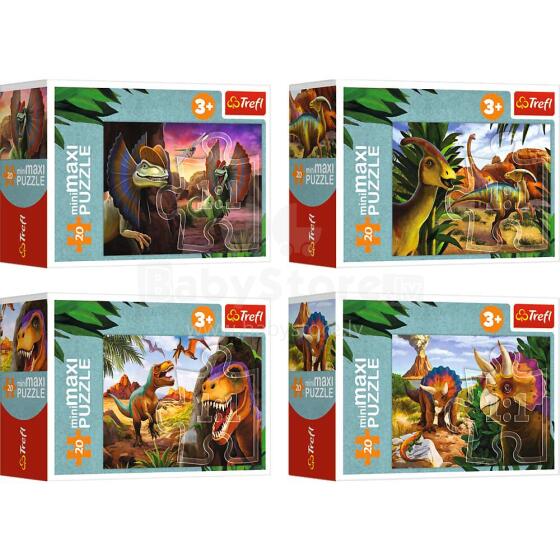 TREFL Mini Maxi pusle Dinosaurused 20 osa