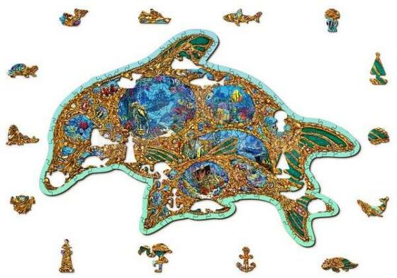 Wooden City Wood Puzzle  Art.HE 0152-L Puidust arengupuzzle