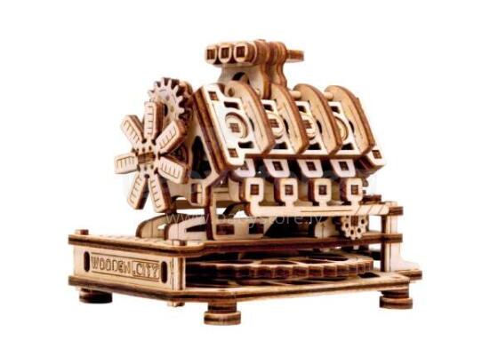 Wooden City Wood Puzzle 3D Art.WR316 Puidust arengupuzzle