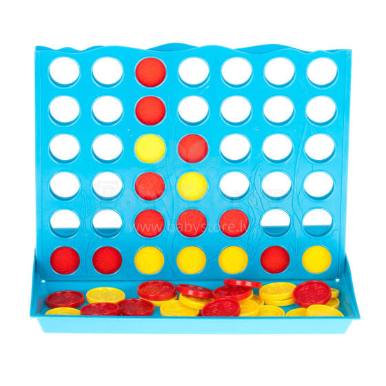 Ikonka Art.KX6866 Lucky four puzzle mäng 25x19x20cm