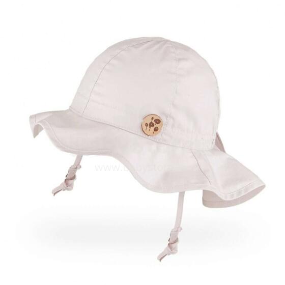 TuTu Flowers Art.3-005487 Beige paeltega panamamüts