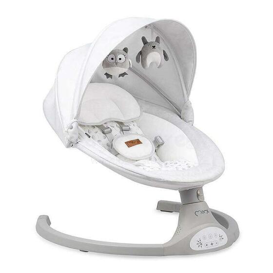 Momi Bouncer LAMI Art.BULE00023 Light Grey Stiilne muusikaga beebikiiktool
