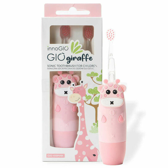 InnoGio Gio Girraffe Sonic Art.GIO-450 Pink  Электрическая зубная щётка