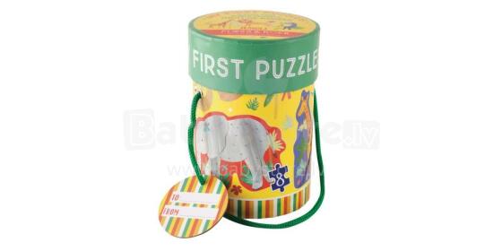 Floss&Rock Zuja Art.40P3592 Džungel 4in1 puzzle, 3, 4, 6, 8 el.