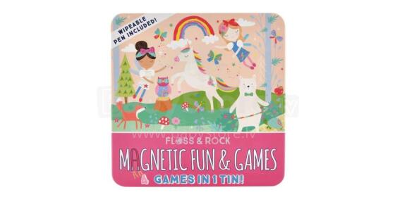 Floss&Rock Zuja Art.40P3563 Magnetic Fun & Games - Fairy 4 in 1