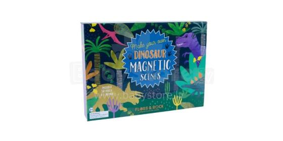 Floss&Rock Zuja Art.41P3644 Magnetiline mäng, Dinosaurus