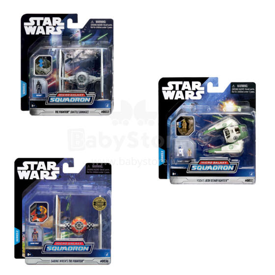 STAR WARS W3 Micro Galaxy sõiduk figuuriga