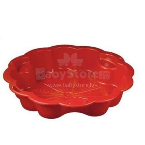 3toysm Art. 69478 Sandpit Big daisy red Liivakast