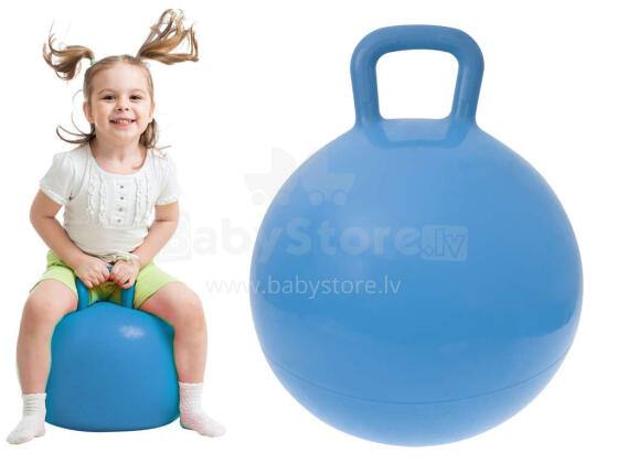 Ikonka Art.KX5383 Känguru hüppaball 45cm sinine