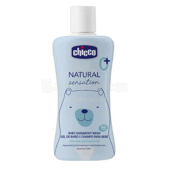 CHICCO Baby Keha- ja juustepuhastaja, 200 ml