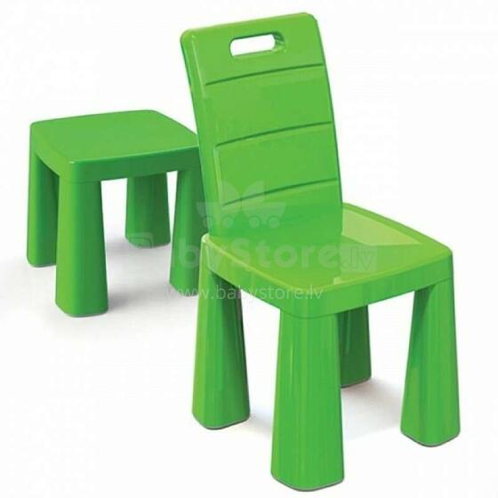 3toysm Art.4692 Plastic chair green kõrge tool