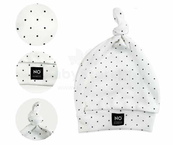 La Bebe™ NO Hat Art. 10-00-20 Dots Шапочка для новорождённых 100% хлопок