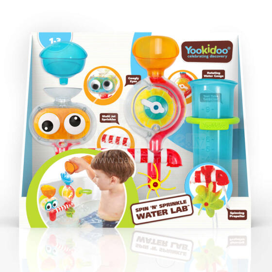 YOOKIDOO vannilelu Spin ´N´ Sprinkle Water Lab