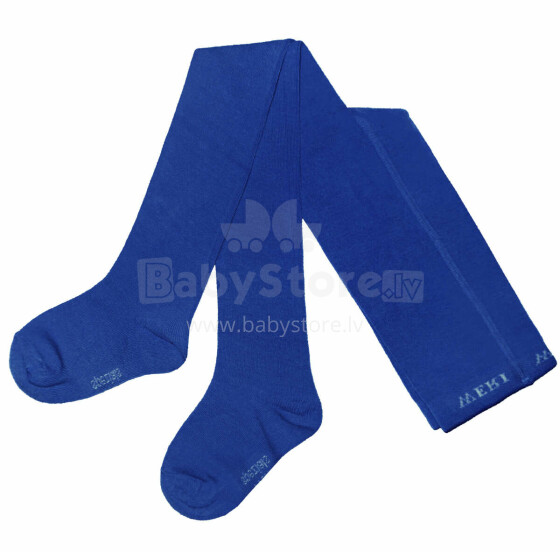 Weri Spezials Monochrome Children's Tights Monochrome Royal Blue ART.SW-0663 High quality children's cotton tights available in various stylish colors