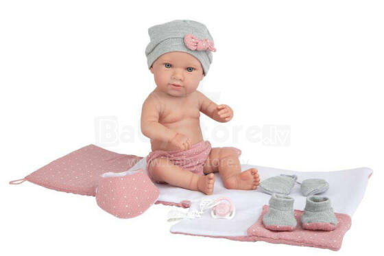 Arias Baby Doll Salma Art.AR65288 Roosa tekiga nukk, 42 ​​cm.