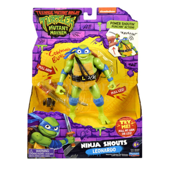 TMNT Ninja Shouts Leonardo Art.83351 kujuke